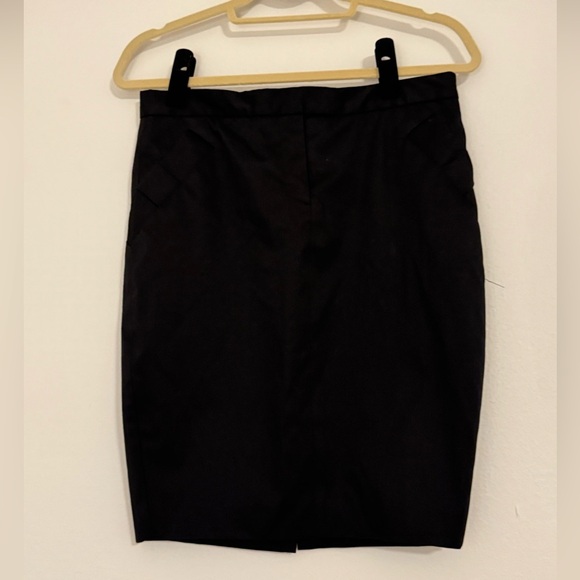 Club Monaco Black Above the Knee Pencil Skirt - Picture 1 of 6